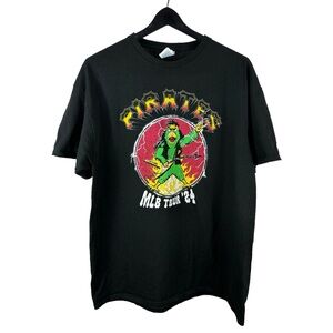 Mens Y2K Pittsburgh Pirates Tour Mascot Graphic Shirt Size XL
